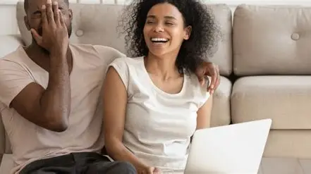 Couple working through a disagreement