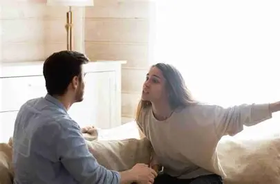 Couple discussing their relationship